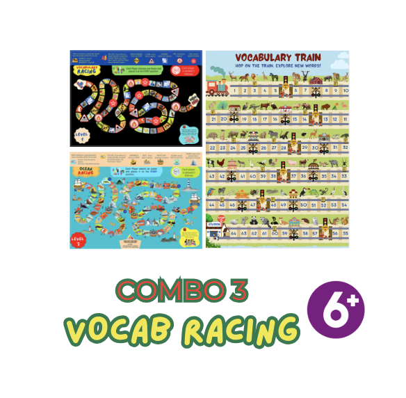 Combo 3 VOCAB RACING (6+ tuổi)